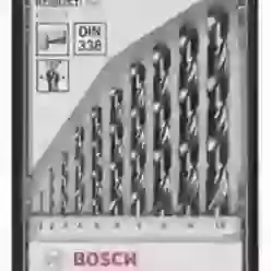 10-piece Robust Line metal drill bit set HSS-G, 135°